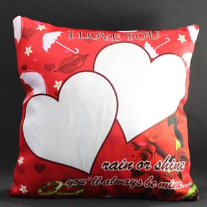 Amazing Led Cushion With Heart Design