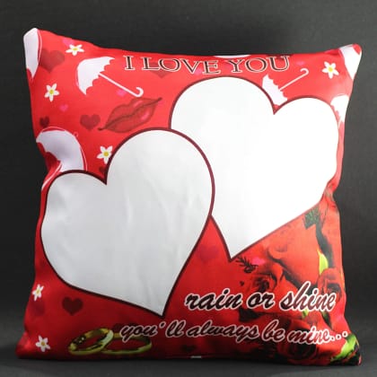Amazing Led Cushion With Heart Design