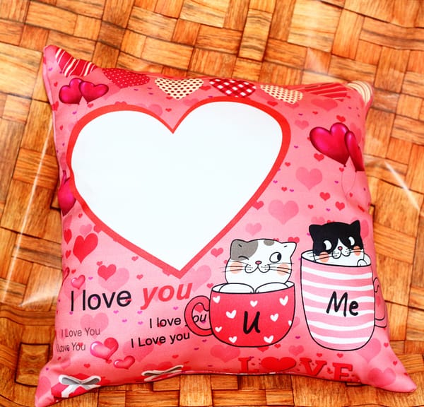 Square Led Cushion With Special One Photo